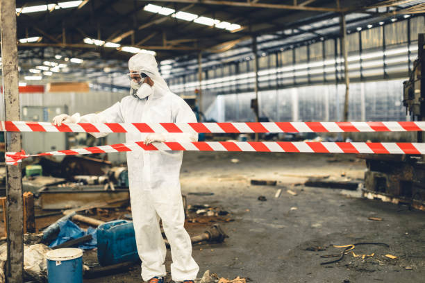 Professional Crime Scene Cleanup technician working in Fremont, IN